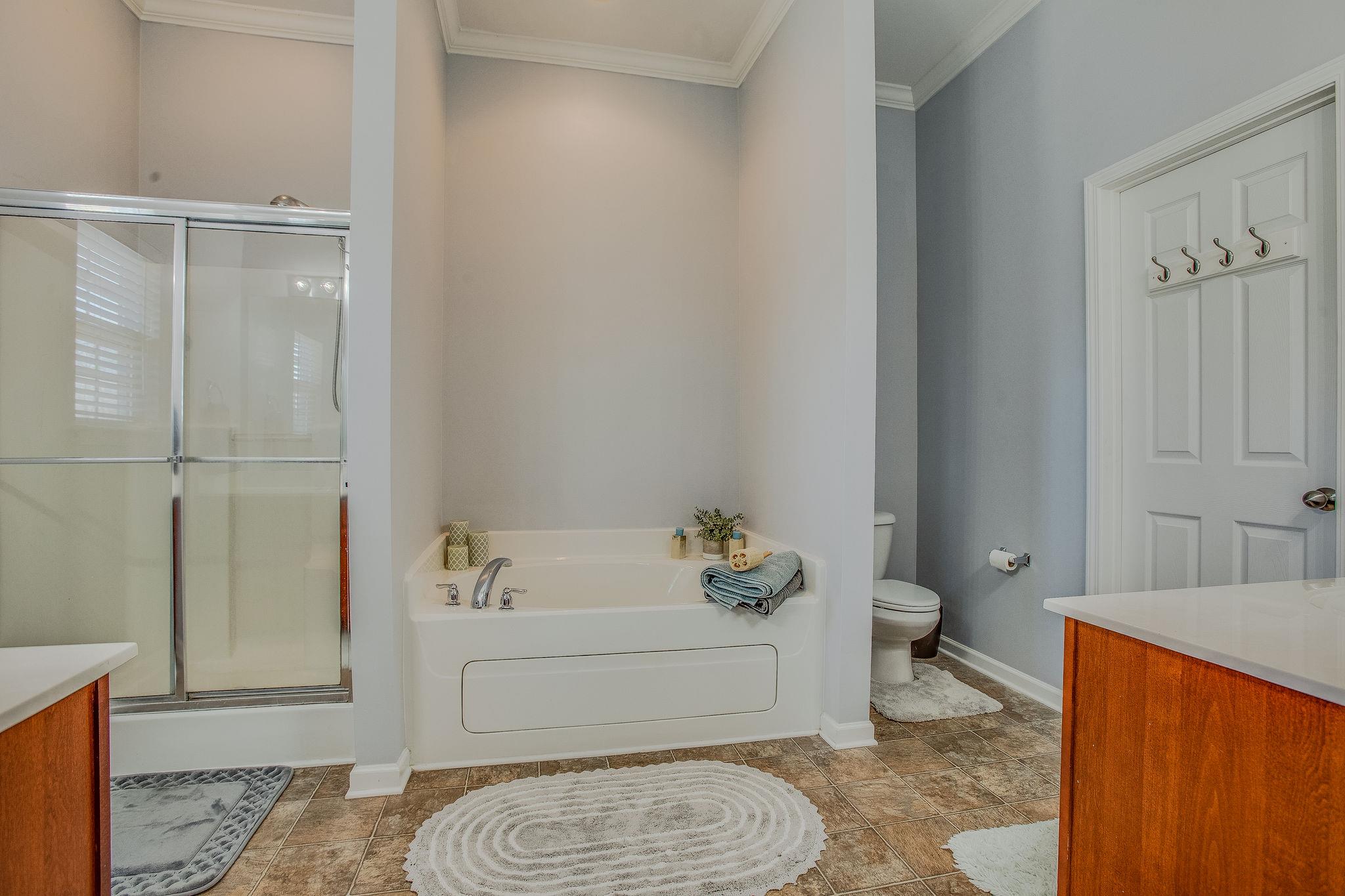 2016 Red Jacket Trace Spring Hill, TN 37174 - Photo 11 of 24 Large master bath with tall ceilings and separate tub and shower.