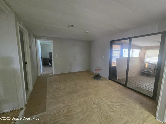 a view of an empty room