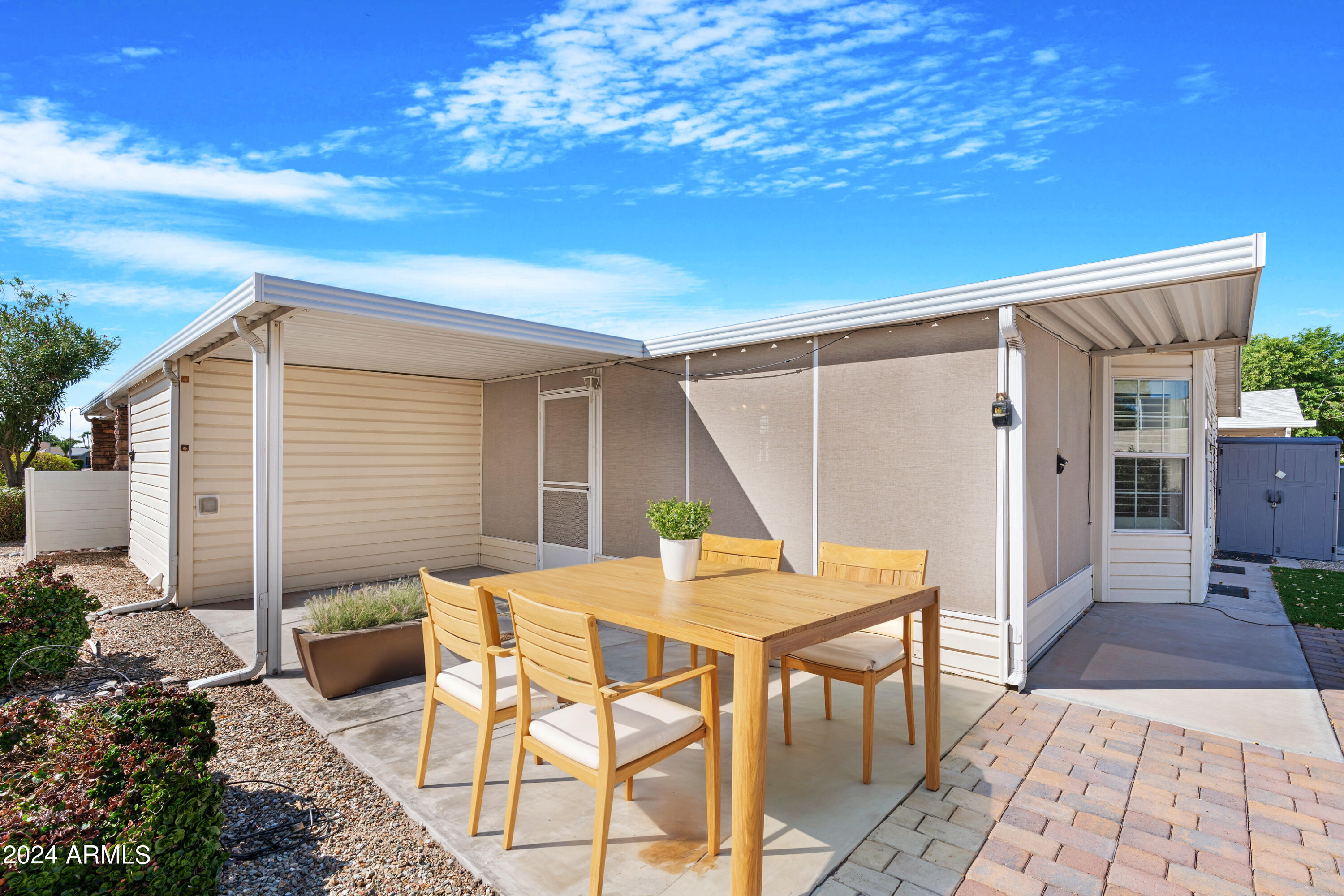 2550 South Ellsworth Road, Unit 664 Mesa, AZ 85209 - Photo 28 of 44 Virtual Staging AI - Backyard-2 - Septem