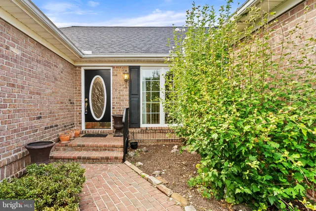 a view of a livingroom with a chandelier