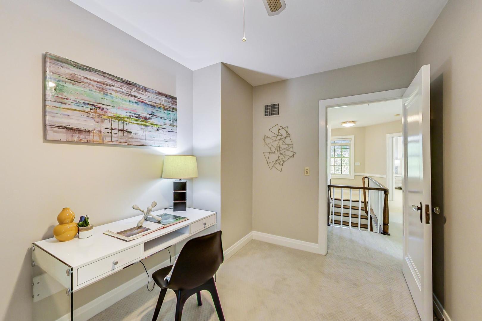 1037 Hillside Road Northbrook, IL 60062 - Photo 34 of 46 a view of a workspace with furniture and bathroom