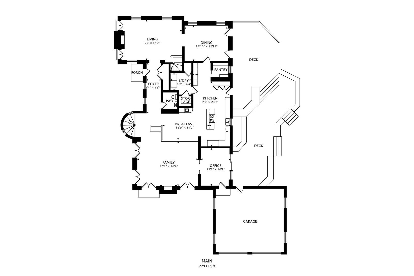 1037 Hillside Road Northbrook, IL 60062 - Photo 44 of 46 a picture of floor plan