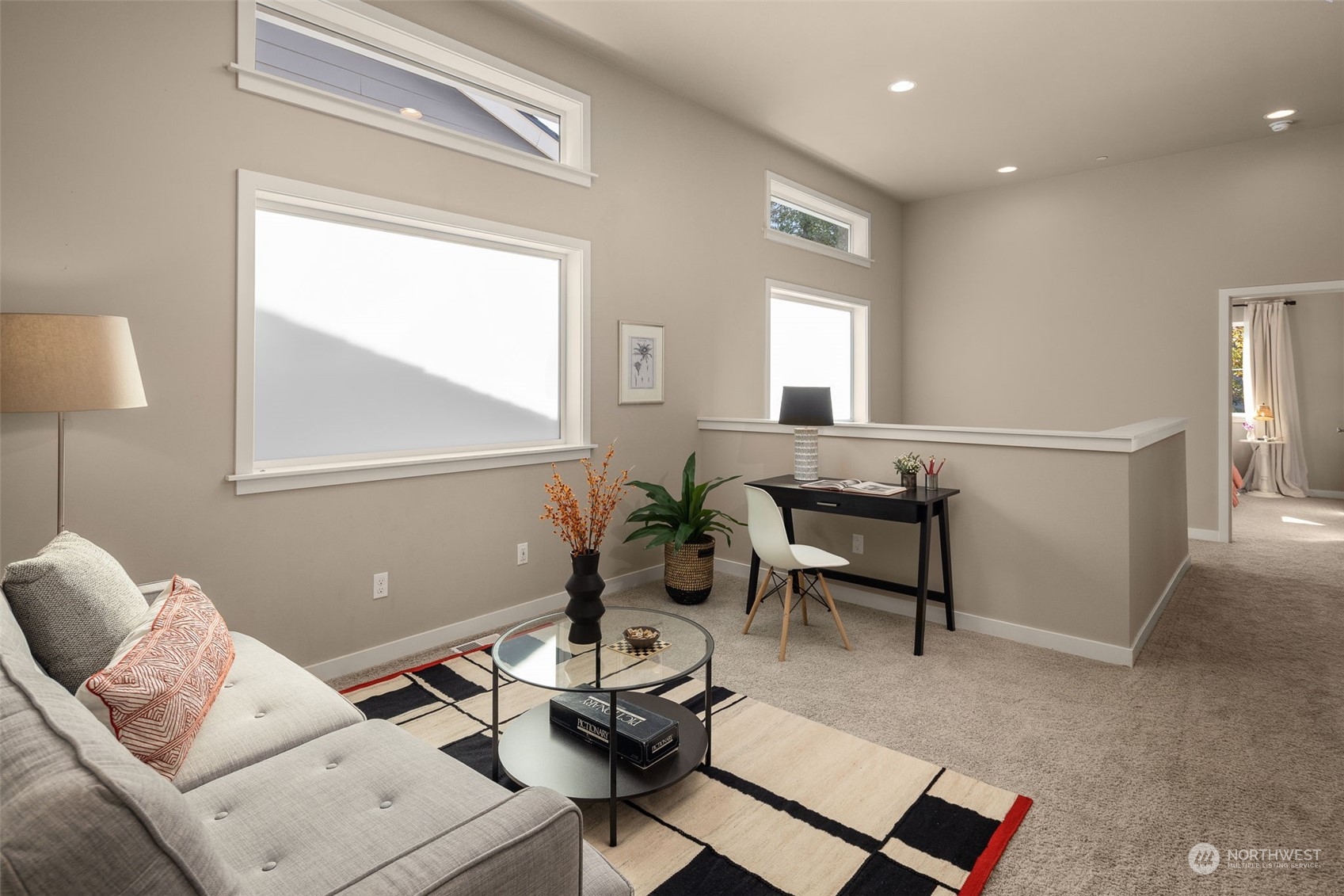 1243 Northwest Richmond Beach Road Shoreline, WA 98177 - Photo 27 of 40 a living room with furniture and a window