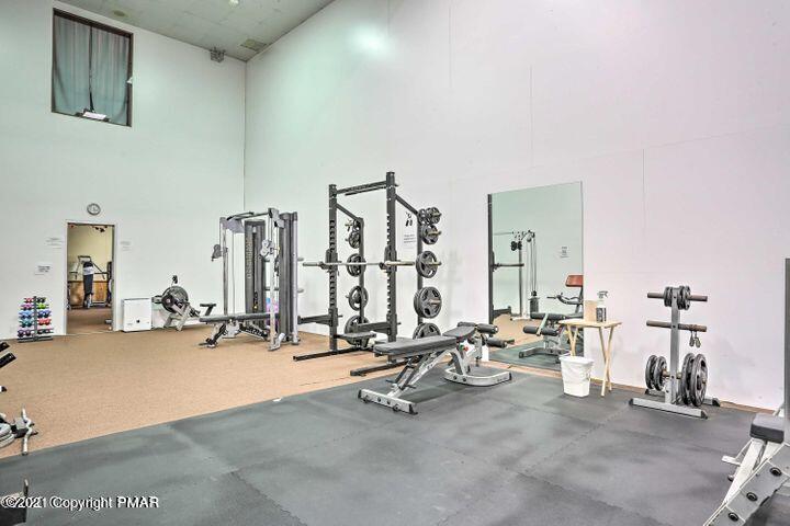 3315 Windemere Drive Bushkill, PA 18324 - Photo 52 of 55 a view of a room with gym equipment