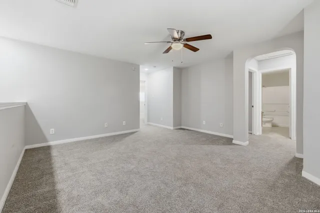 a view of an empty room