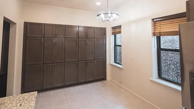 a view of a windows and an empty room