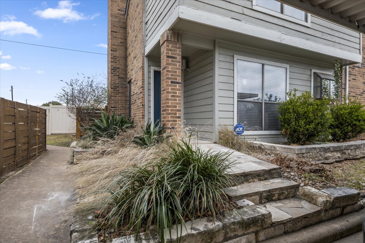 Front of home. Access to deck is also available.