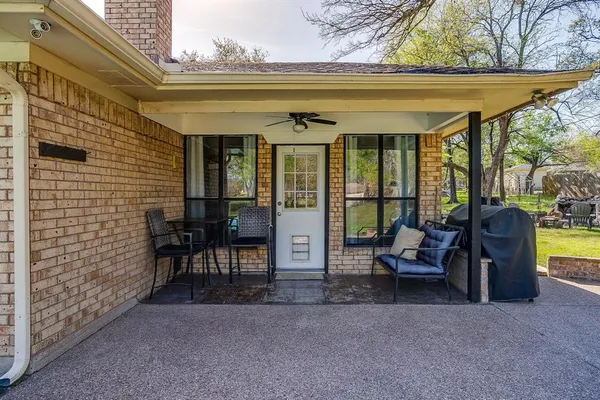 a view of swimming pool with a yard