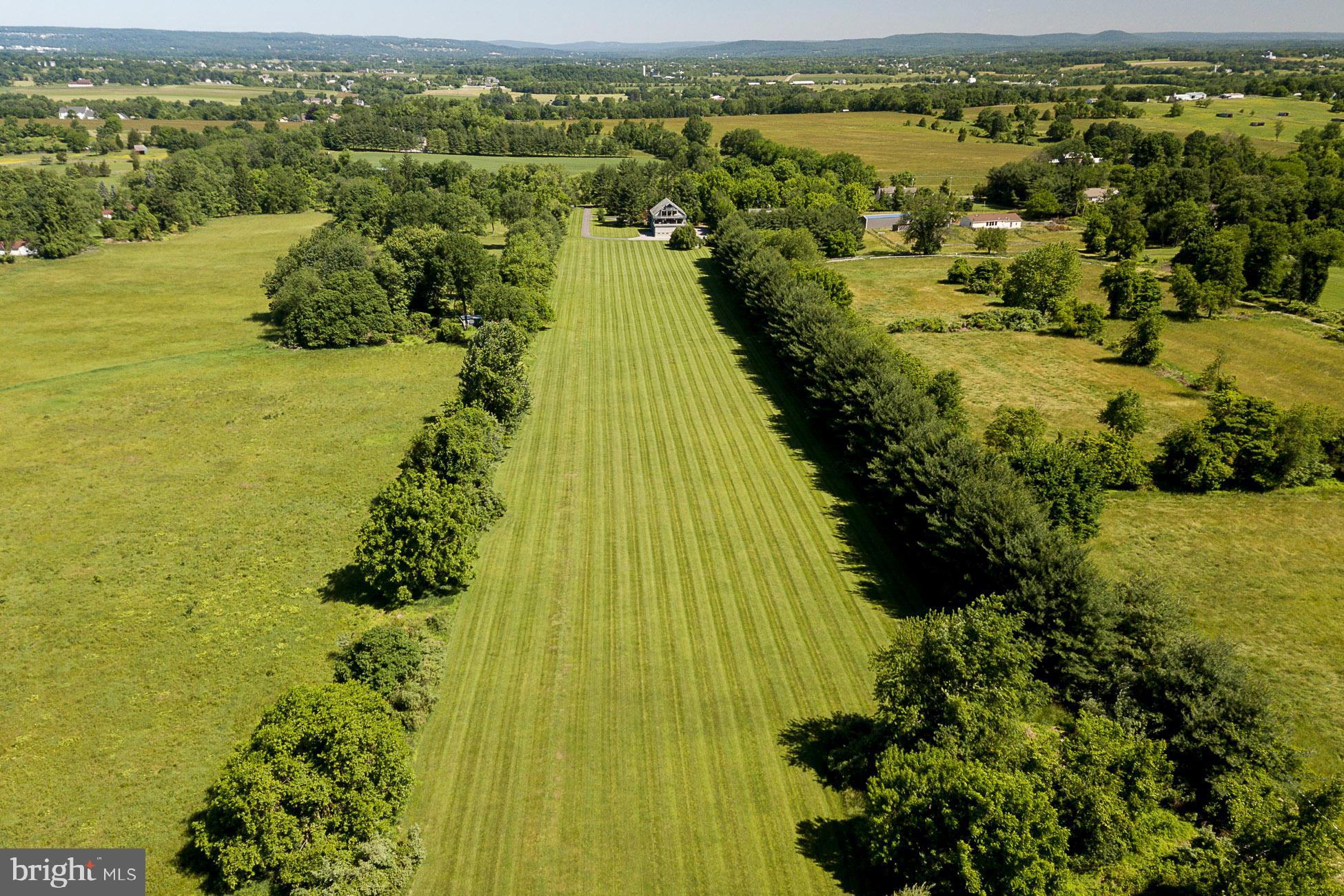 258-260 Wertsville Road Ringoes, NJ 08551 - Photo 29 of 32 Drone shot of former grass airstrip
