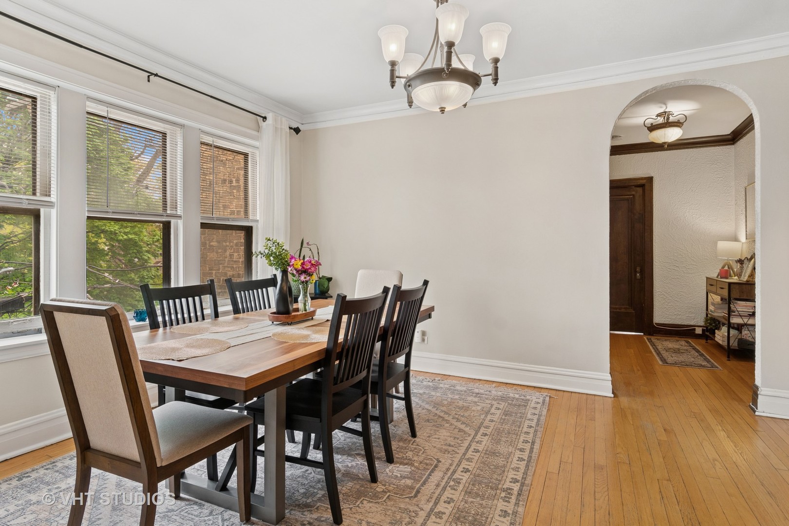 7 Fillmore Street, Unit 2 Oak Park, IL 60304 - Photo 12 of 27 a view of a dining room with furniture window and wooden floor