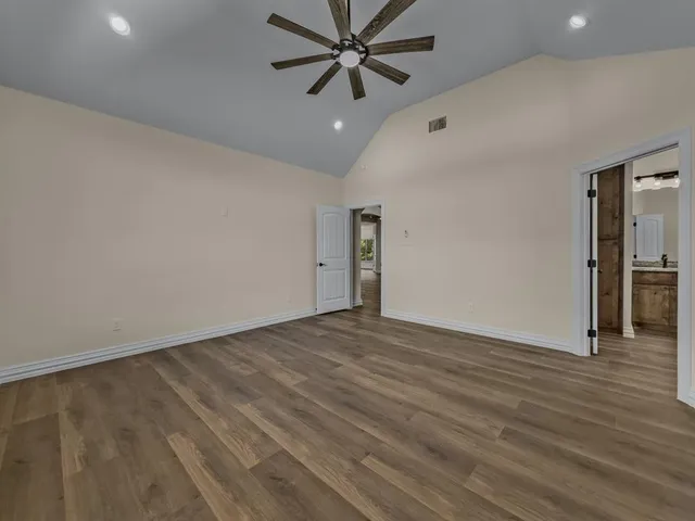 wooden floor in an empty room
