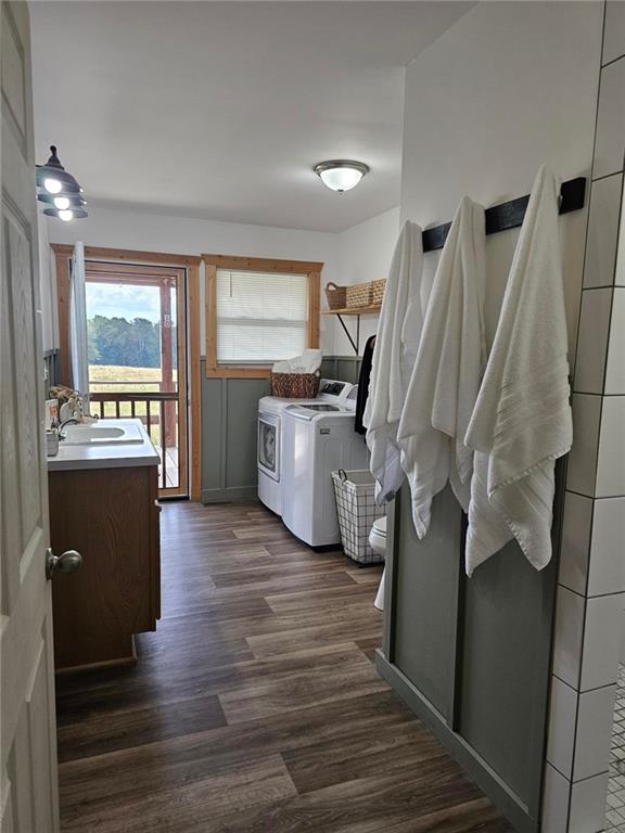 765 Addison Road Buchanan, GA 30113 - Photo 24 of 34 a view of a kitchen with fridge and wooden floor