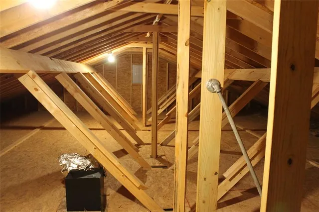 a view of storage and utility room