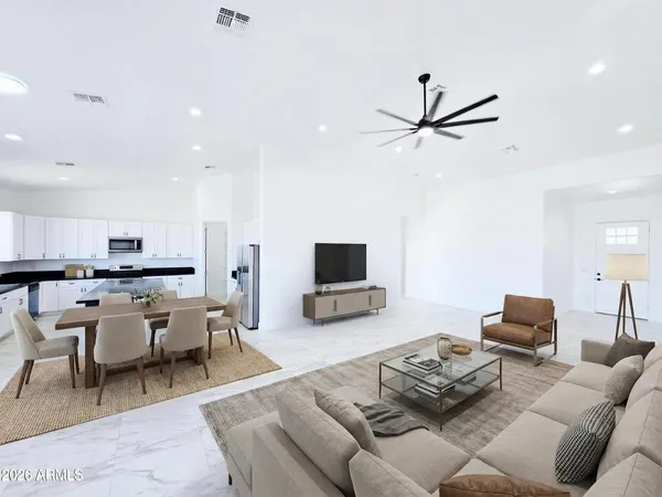 a view of small space with racks on the wall