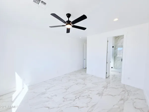 a view of a room with a empty space