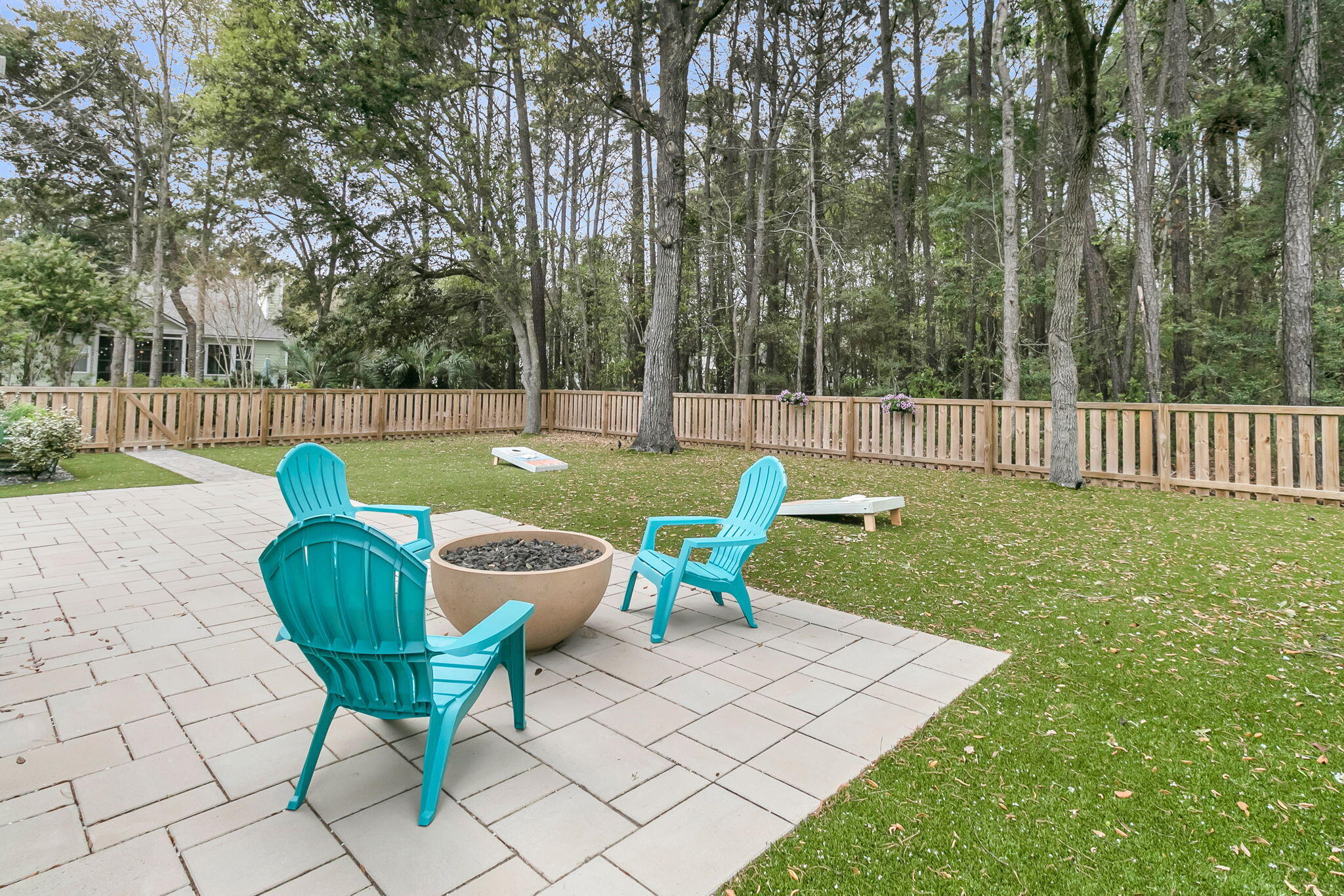 3445 Attley Street Mount Pleasant, SC 29466 - Photo 38 of 54 This gas firepit is always ready