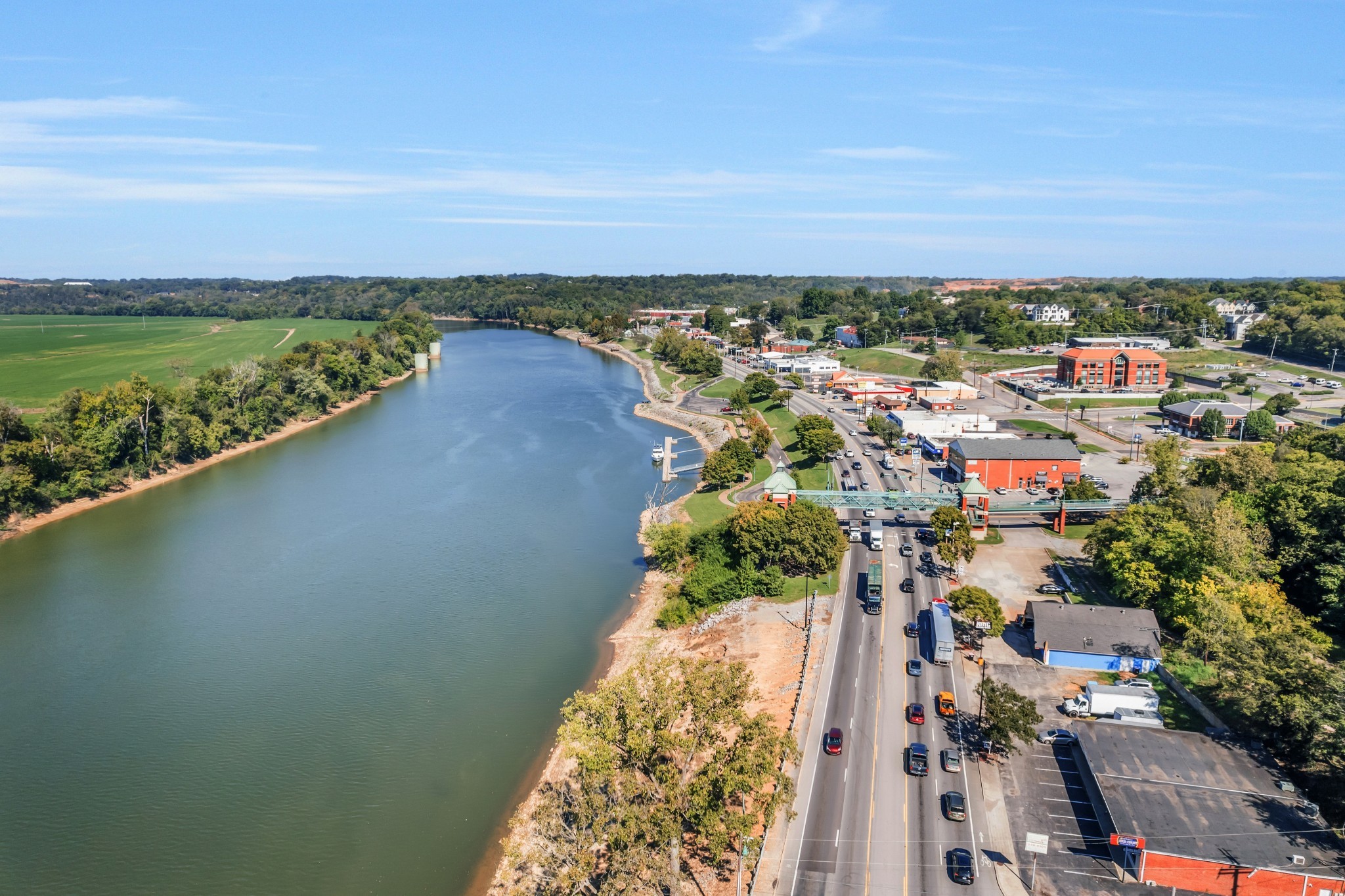 207 North Riverside Drive Clarksville, TN 37040 - Photo 23 of 29 a view of a city and ocean view