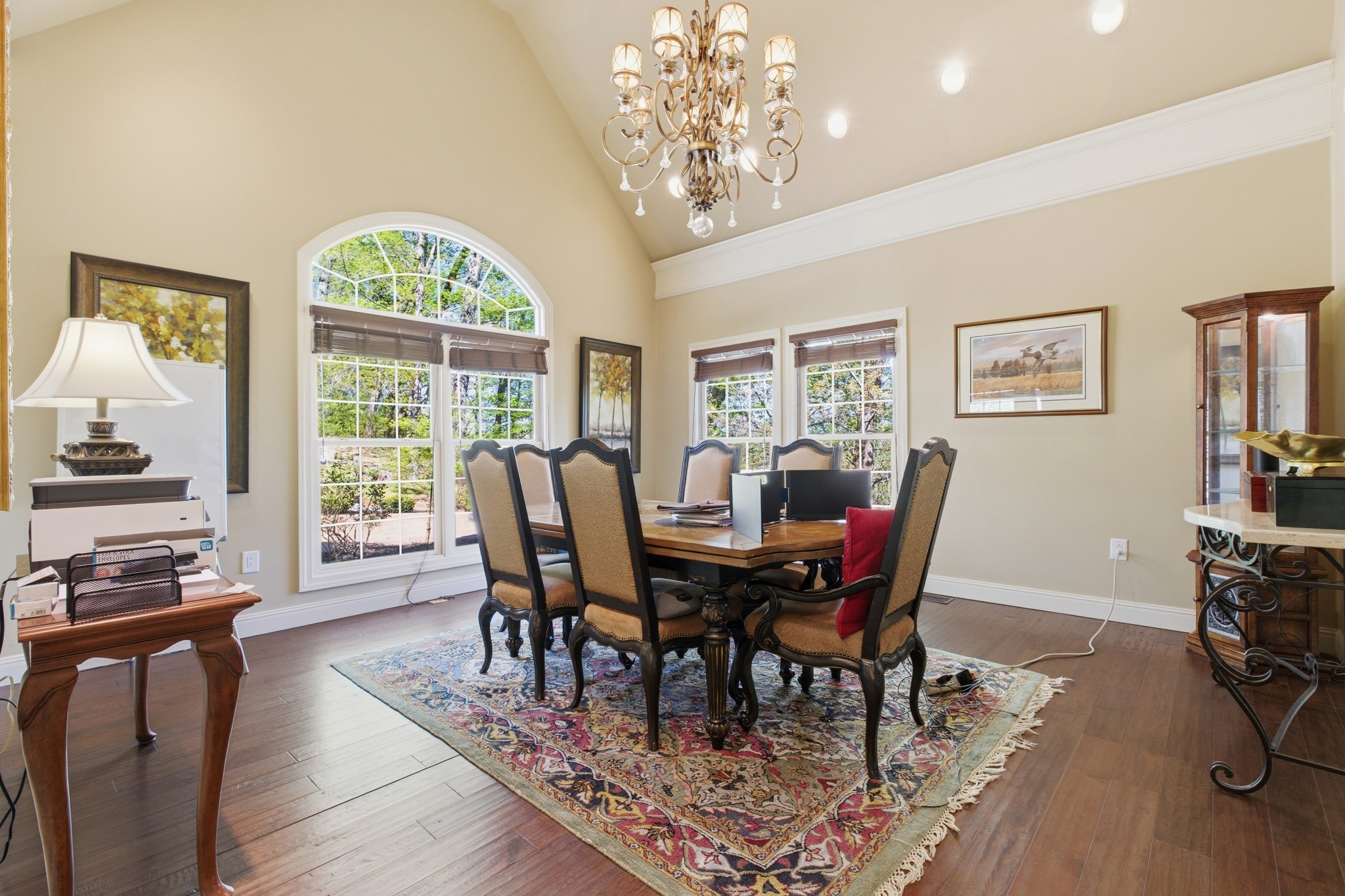 1605 Puryears Bend Road Hartsville, TN 37074 - Photo 20 of 63 a view of a dining room with furniture window and wooden floor