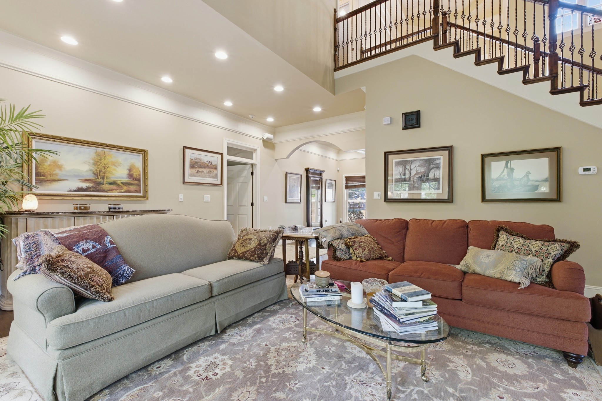 1605 Puryears Bend Road Hartsville, TN 37074 - Photo 29 of 63 a living room with furniture and a large window
