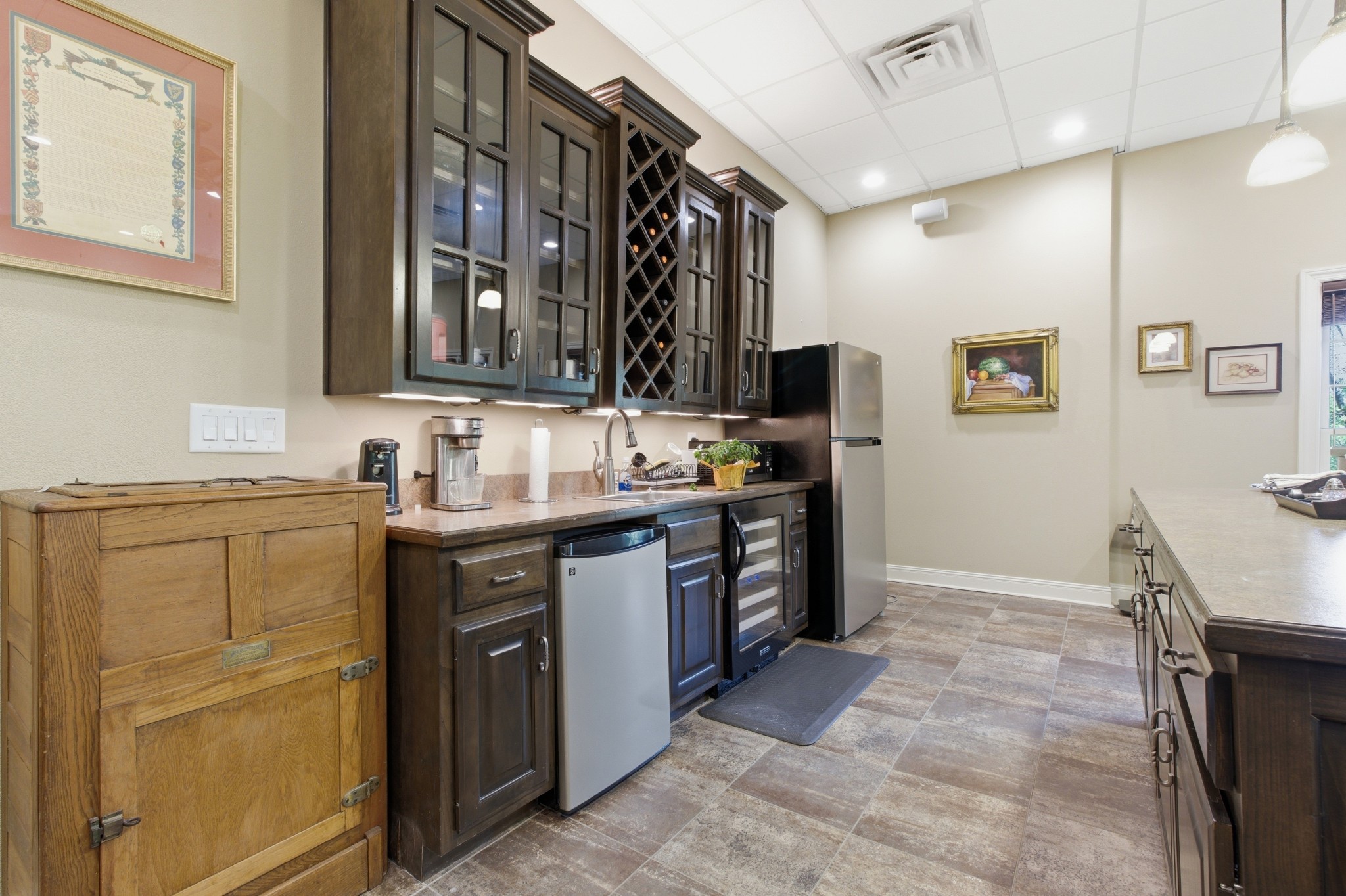 1605 Puryears Bend Road Hartsville, TN 37074 - Photo 38 of 63 a kitchen with granite countertop a sink stove and cabinets