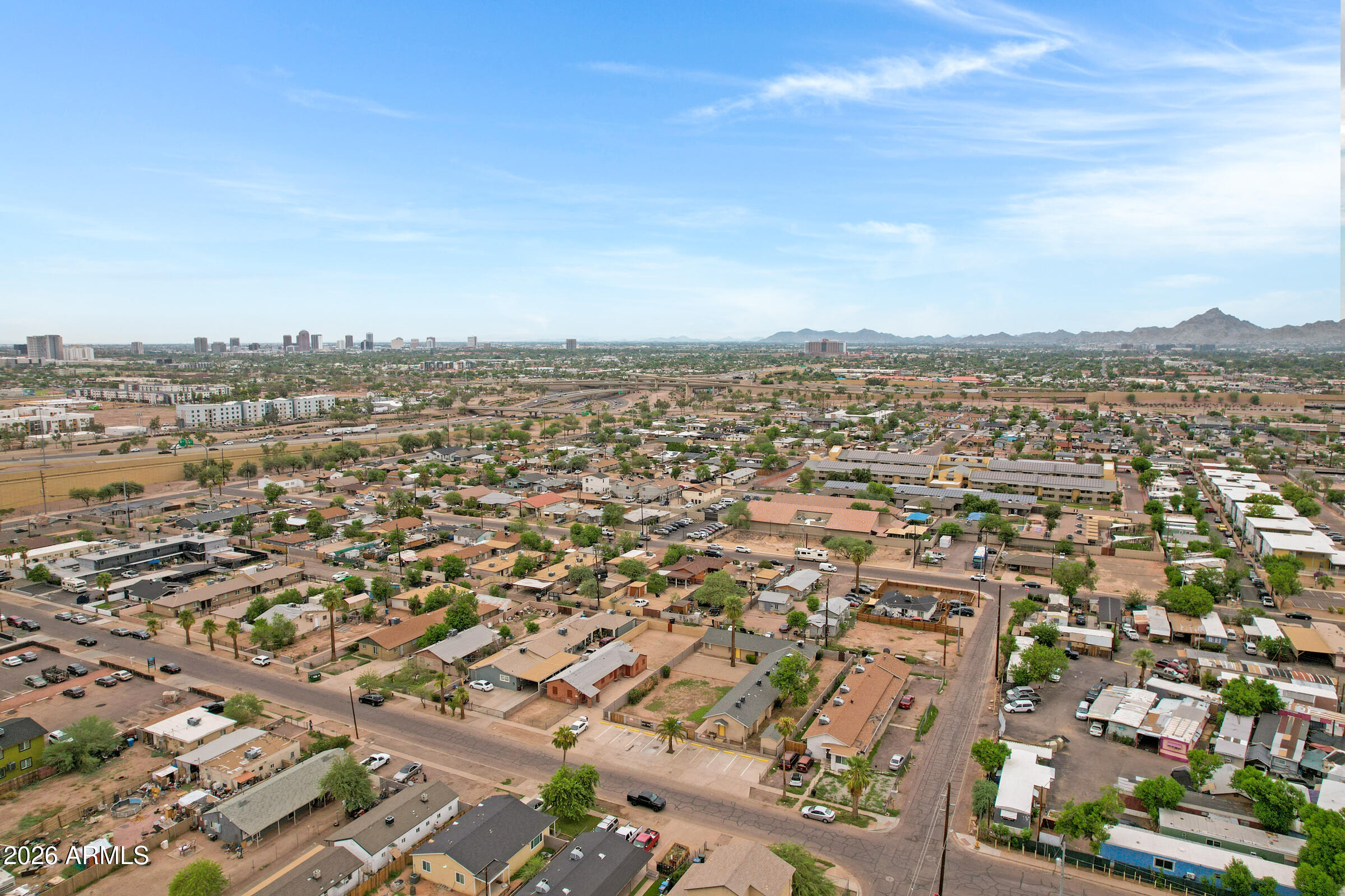 2238 East Taylor Street Phoenix, AZ 85006 - Photo 49 of 57 an aerial view of a city