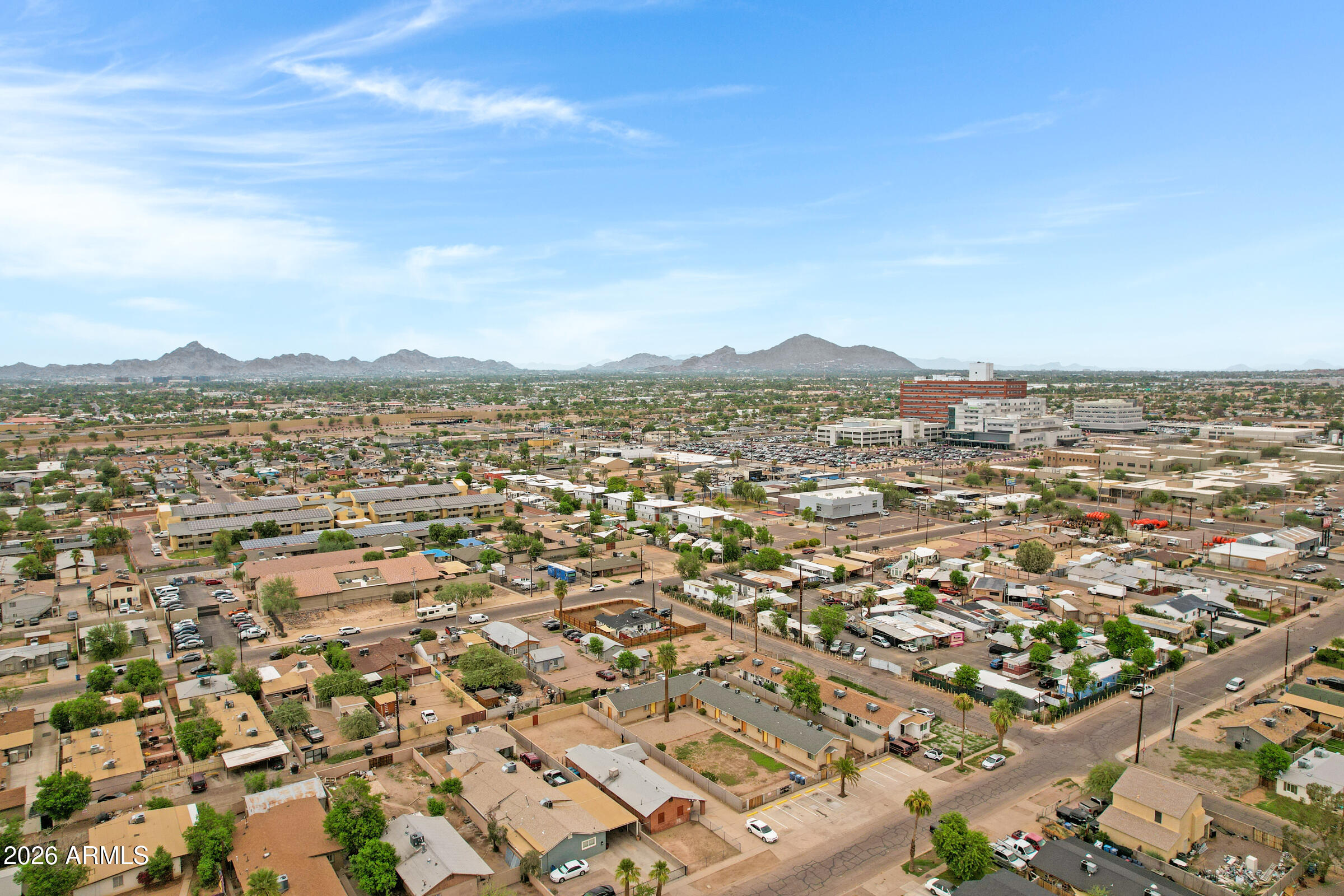 2238 East Taylor Street Phoenix, AZ 85006 - Photo 50 of 57 an aerial view of residential houses with outdoor space