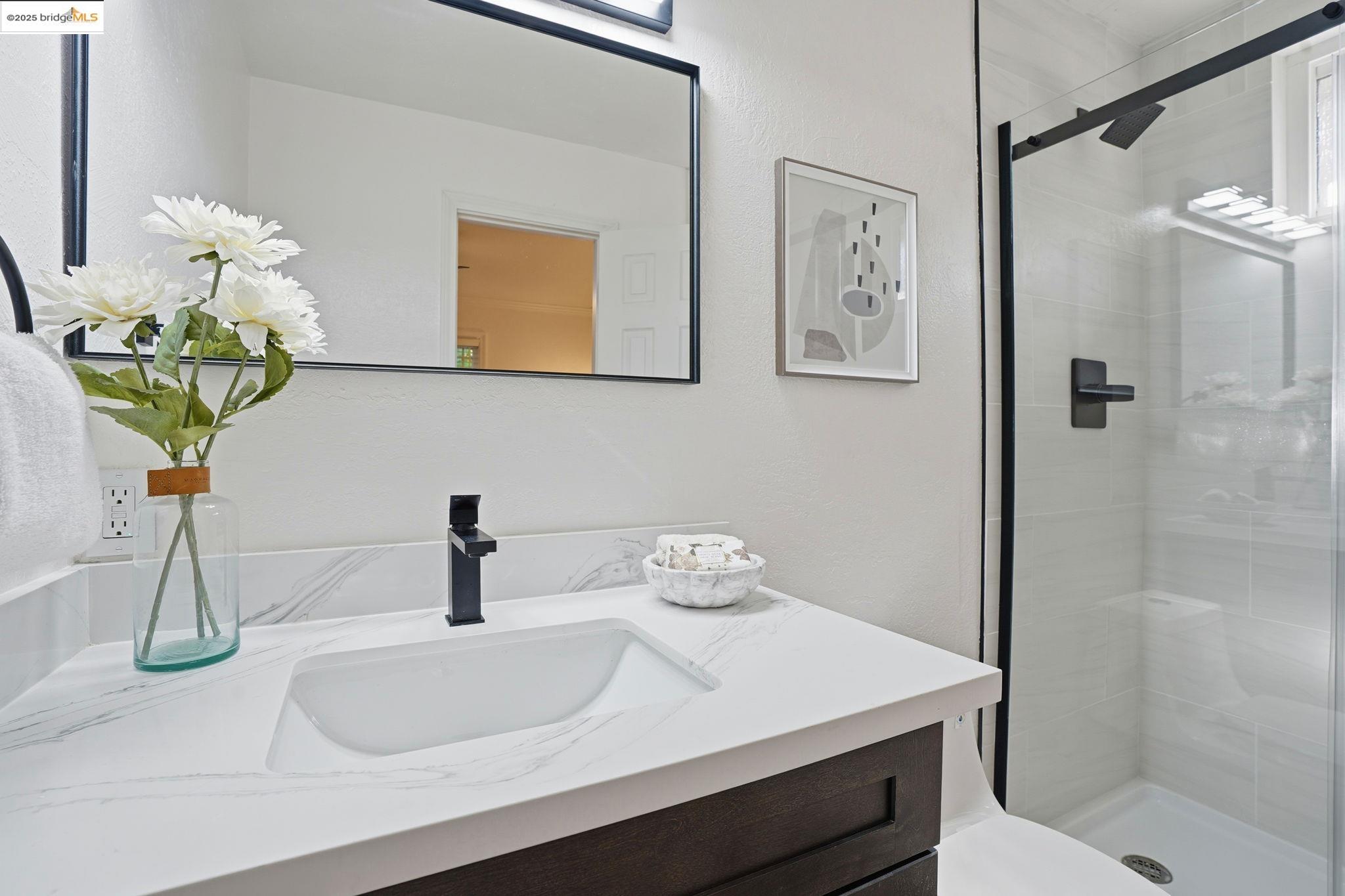 168 High Street Pacheco, CA 94553 - Photo 3 of 33 a bathroom with a sink a toilet and shower