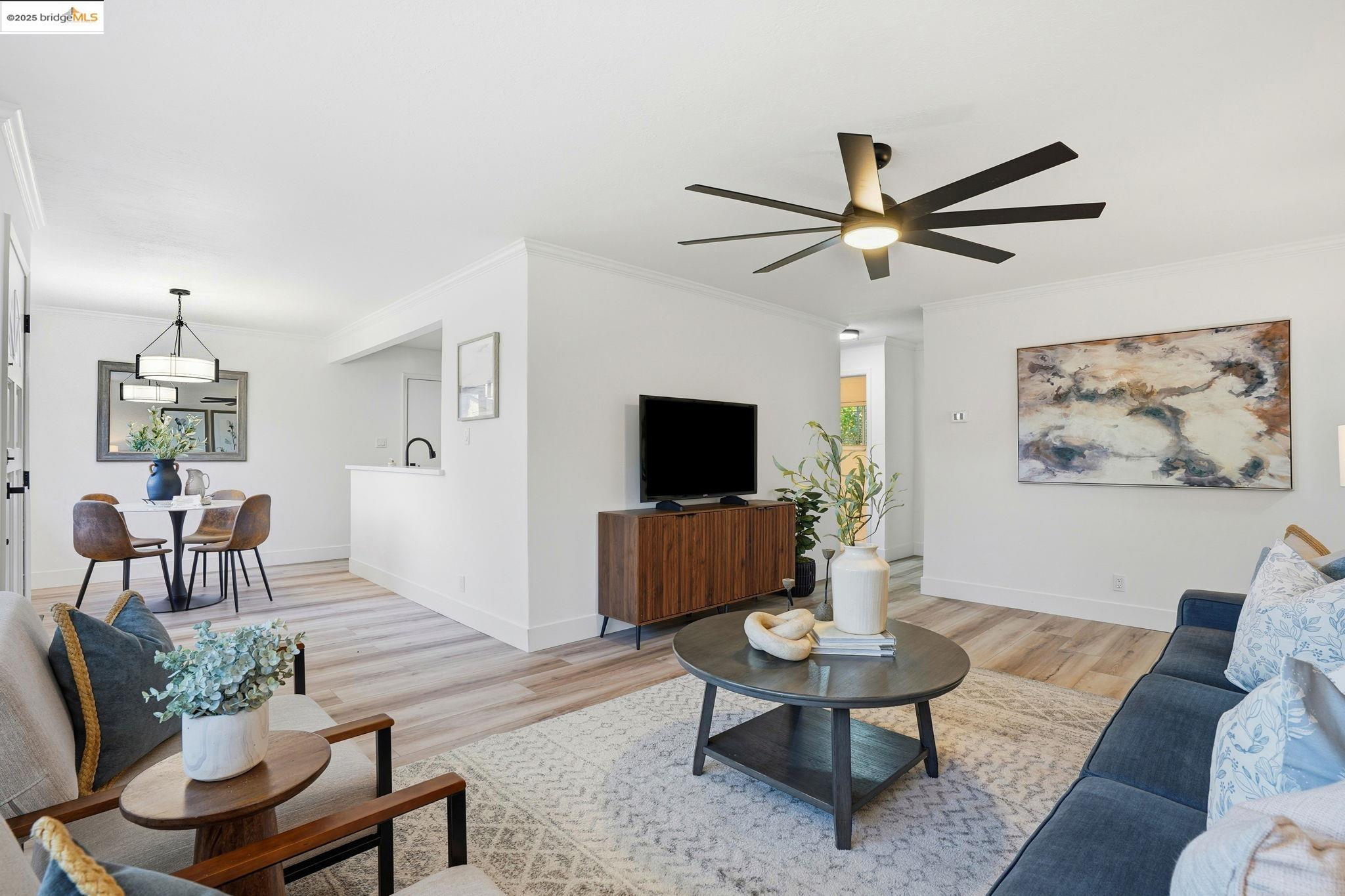 168 High Street Pacheco, CA 94553 - Photo 6 of 33 a living room with furniture and a flat screen tv