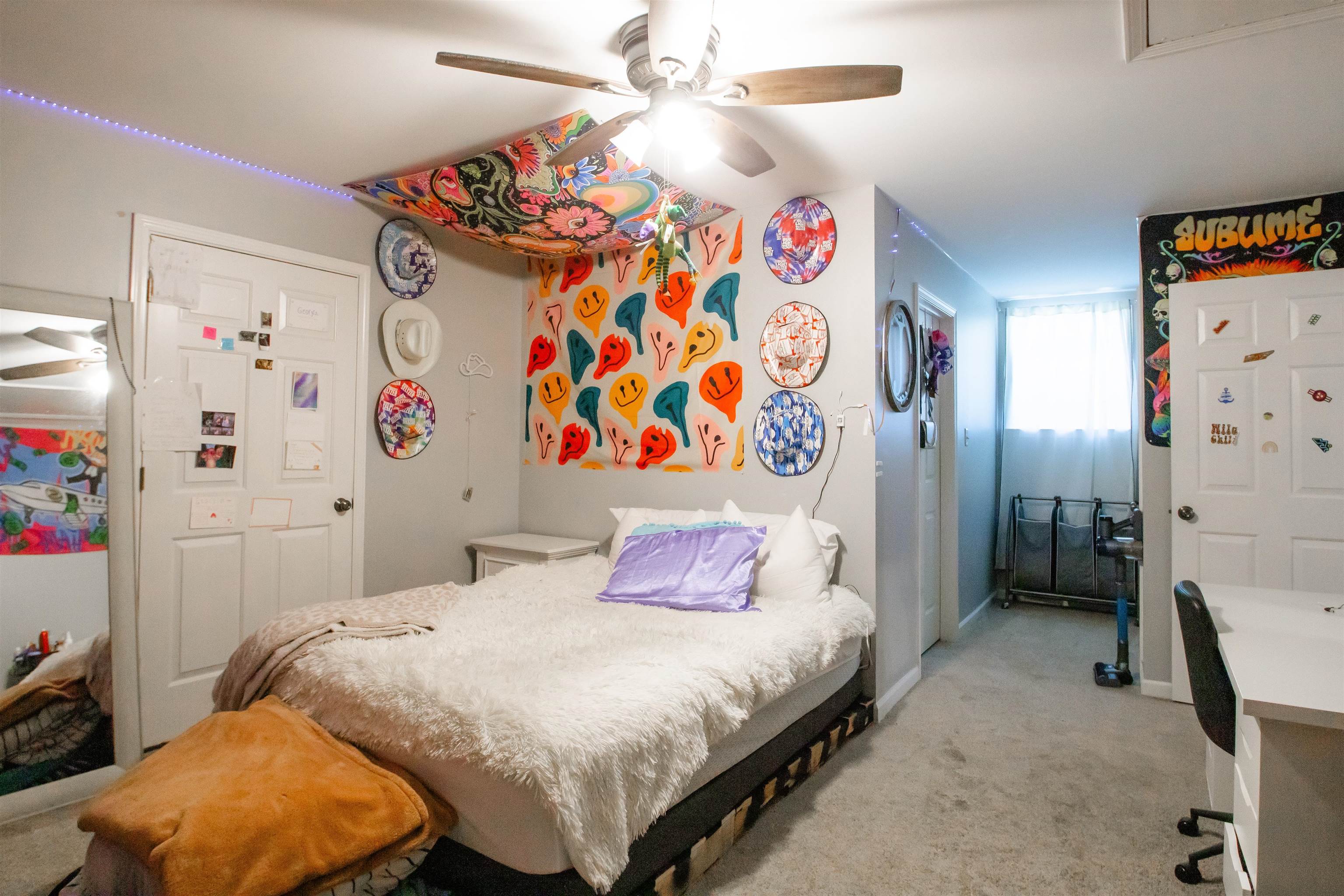 74 Huffman Road Brighton, TN 38011 - Photo 24 of 28 Bedroom with ceiling fan and carpet flooring