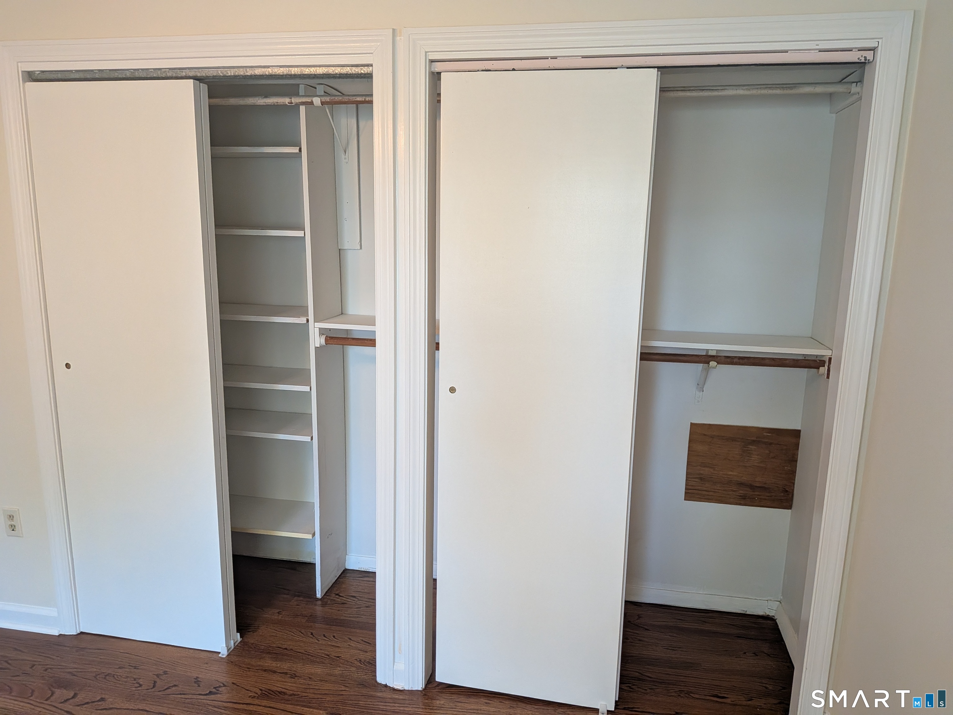 124 Spring Lake Road Waterbury, CT 06706 - Photo 16 of 34 Opposite doors open from prior picture to show the full closet space.