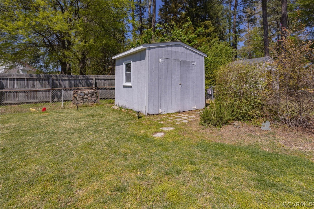 114 Salisbury Road Colonial Heights, VA 23834 - Photo 15 of 16 The shed has electricity.