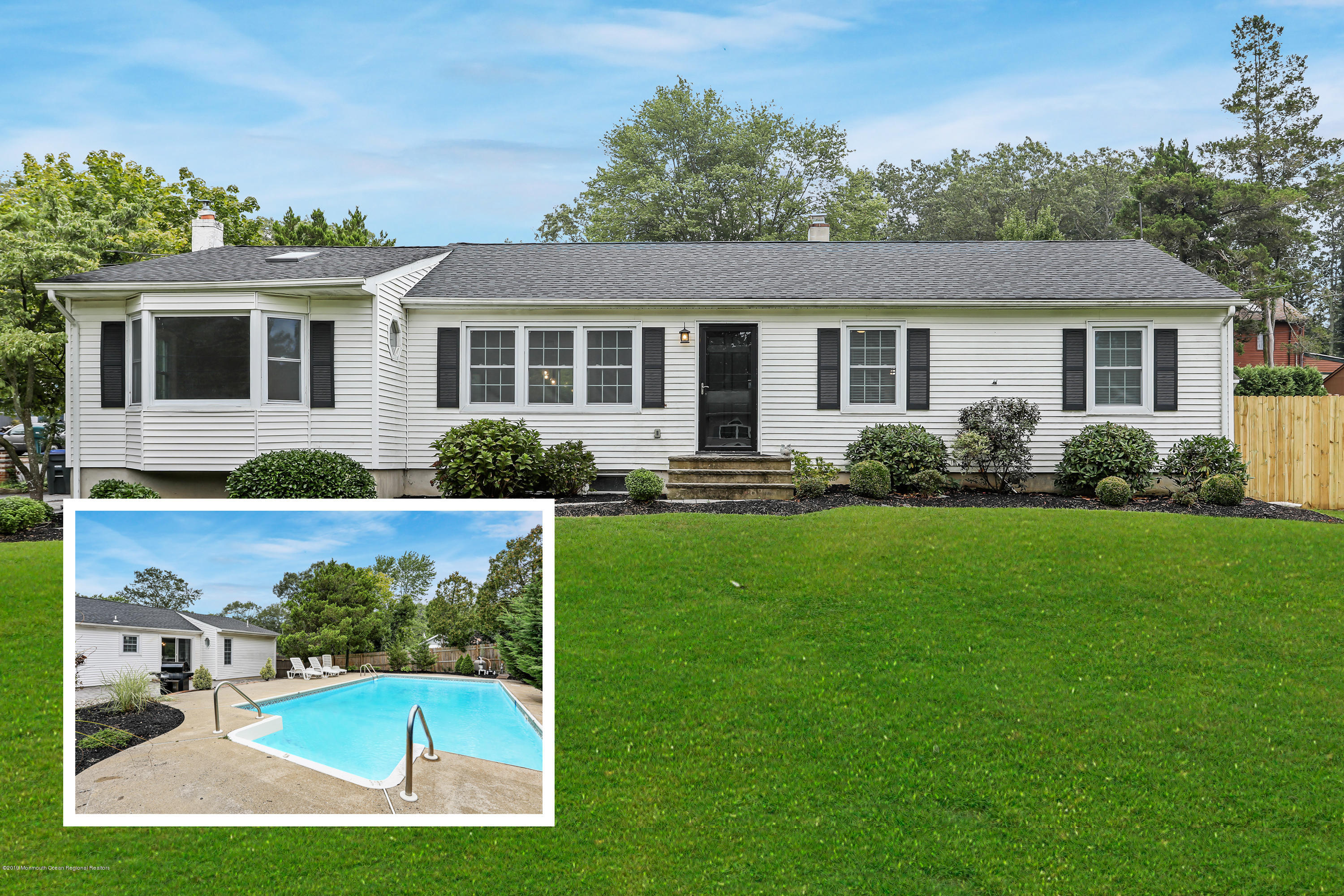 1822 Carmerville Road Wall, NJ 07719 - Photo 1 of 25 a view of a house with backyard sitting area and garden