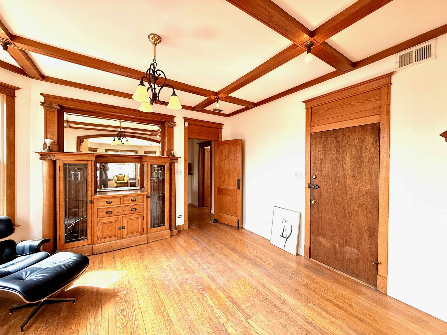 2414 North Spaulding Avenue, Unit 2F Chicago, IL 60647 - Photo 10 of 30 a view of a bedroom with furniture and window