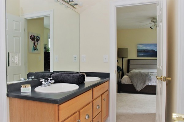 301 Union Street Hanover, MA 02339 - Photo 22 of 30 a bathroom with a sink and a mirror