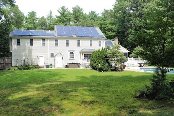 301 Union Street Hanover, MA 02339 - Photo 29 of 30 a view of a back yard with green space