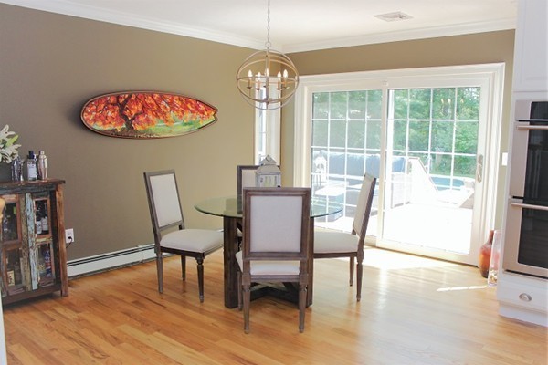 301 Union Street Hanover, MA 02339 - Photo 8 of 30 a view of a dining room with furniture window and wooden floor