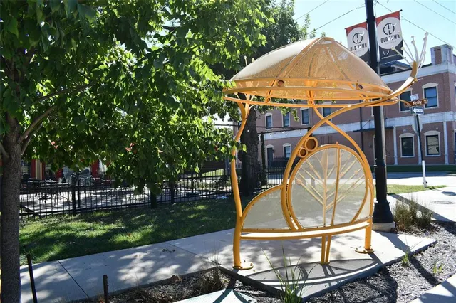 a view of a slide with a slide