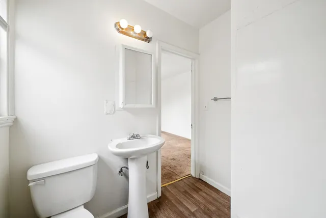 a view of a house with a door and a outdoor space