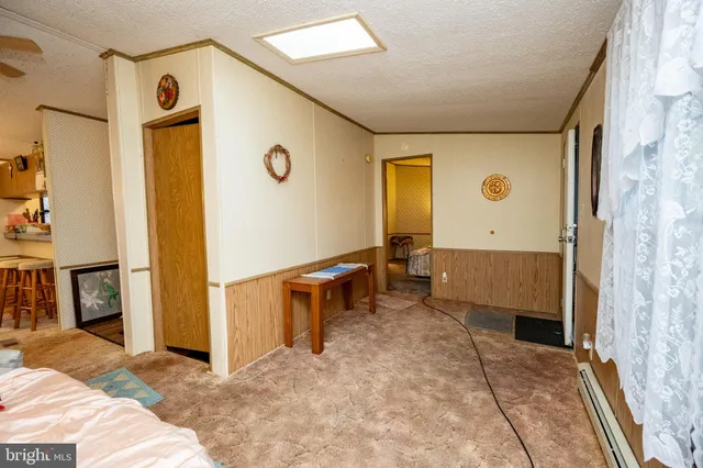 a view of a door in the house