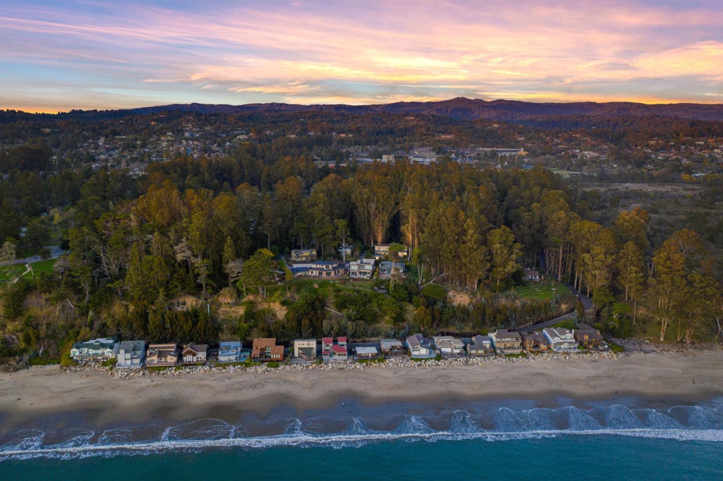 116 New Brighton Road Aptos, CA 95003 - Photo 2 of 50 a view of a town with mountains in the background