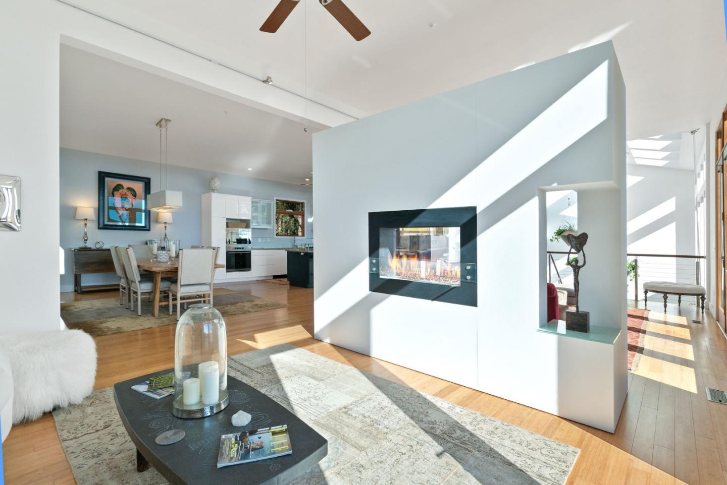 116 New Brighton Road Aptos, CA 95003 - Photo 32 of 50 a living room with furniture and wooden floor