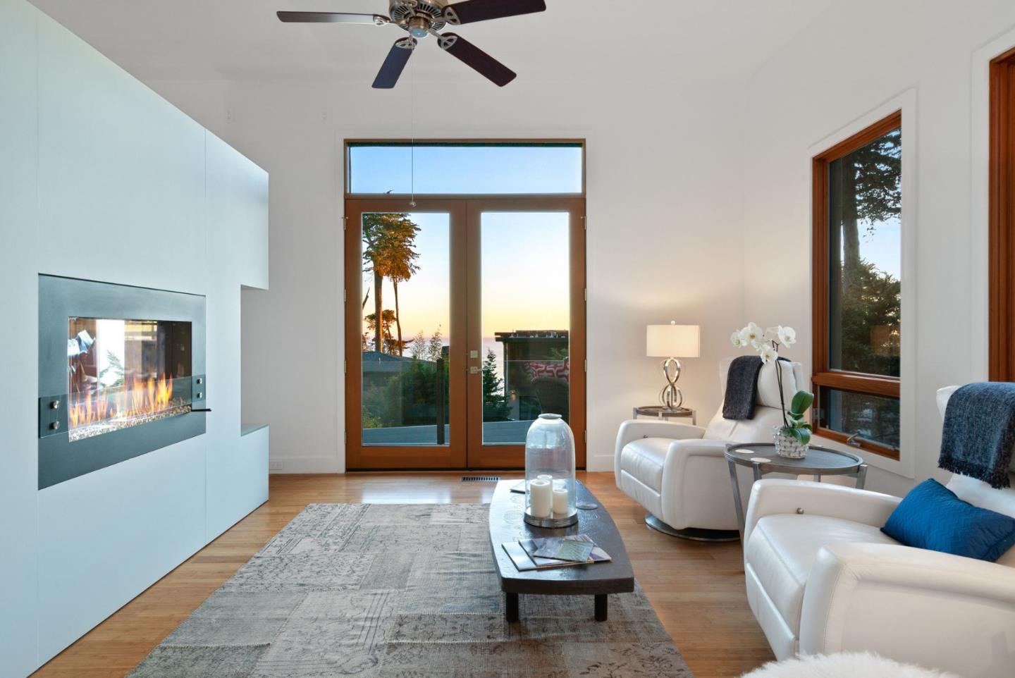 116 New Brighton Road Aptos, CA 95003 - Photo 34 of 50 a living room with furniture and a large window