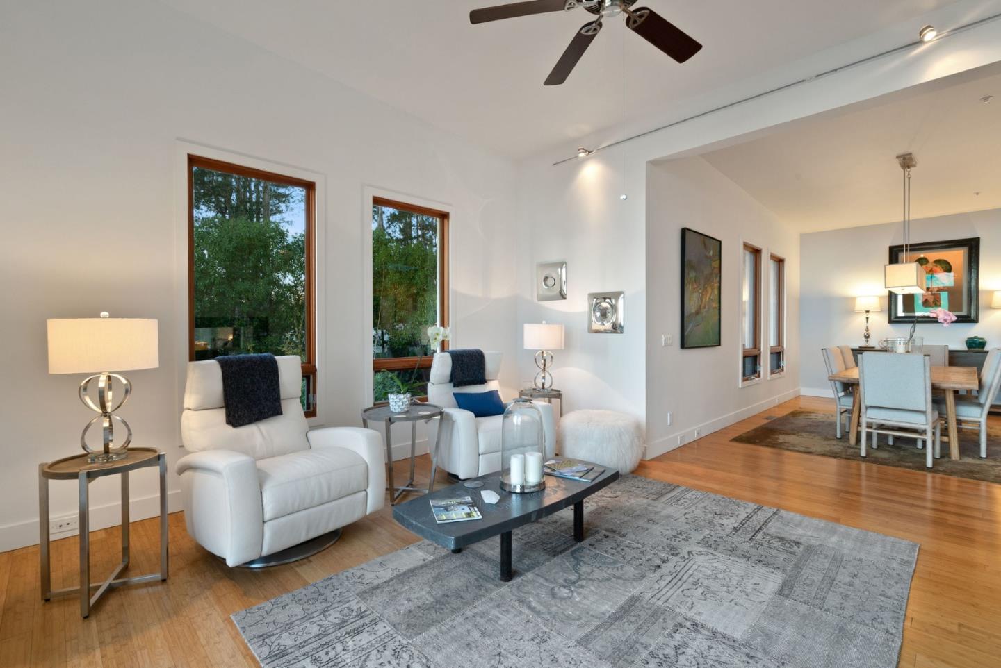 116 New Brighton Road Aptos, CA 95003 - Photo 35 of 50 a living room with furniture and wooden floor