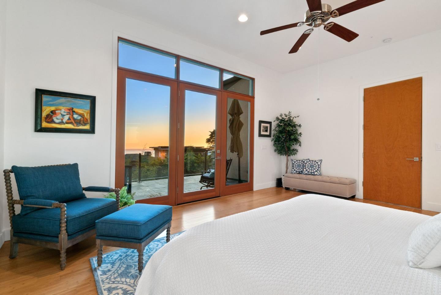 116 New Brighton Road Aptos, CA 95003 - Photo 45 of 50 a bedroom with furniture and a large window