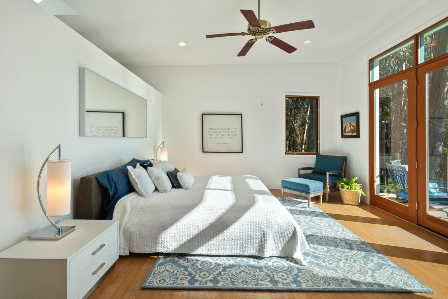 116 New Brighton Road Aptos, CA 95003 - Photo 47 of 50 a living room with furniture and a wooden floor