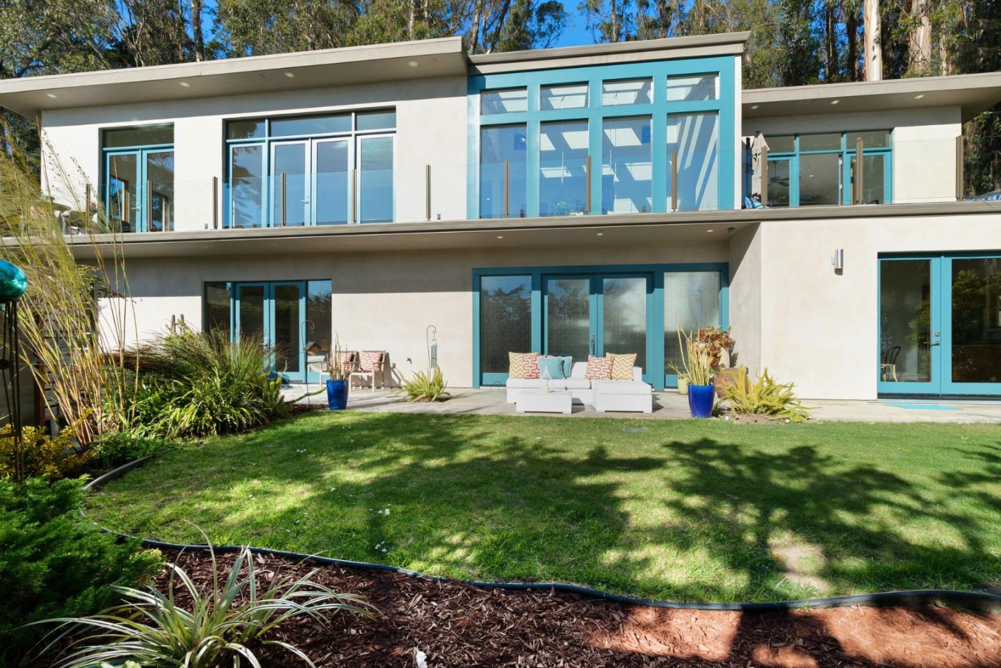 116 New Brighton Road Aptos, CA 95003 - Photo 7 of 50 a view of a house with backyard porch and sitting area