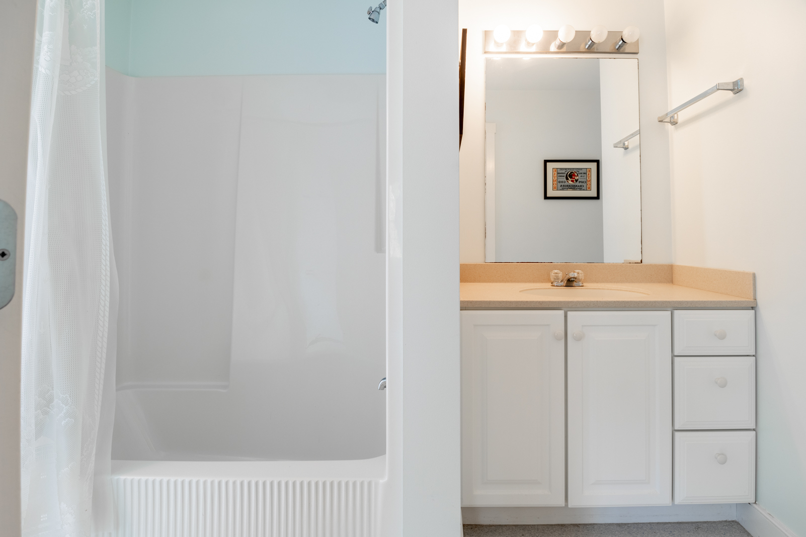 15 Swift Rock Road Nantucket, MA 02554 - Photo 20 of 32 a bathroom with a shower and a sink