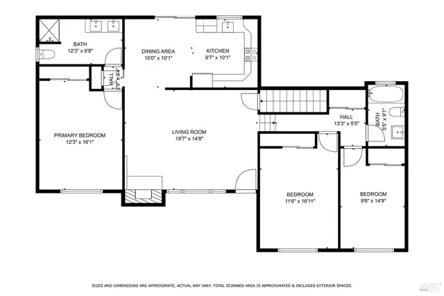 a picture of a floor plan