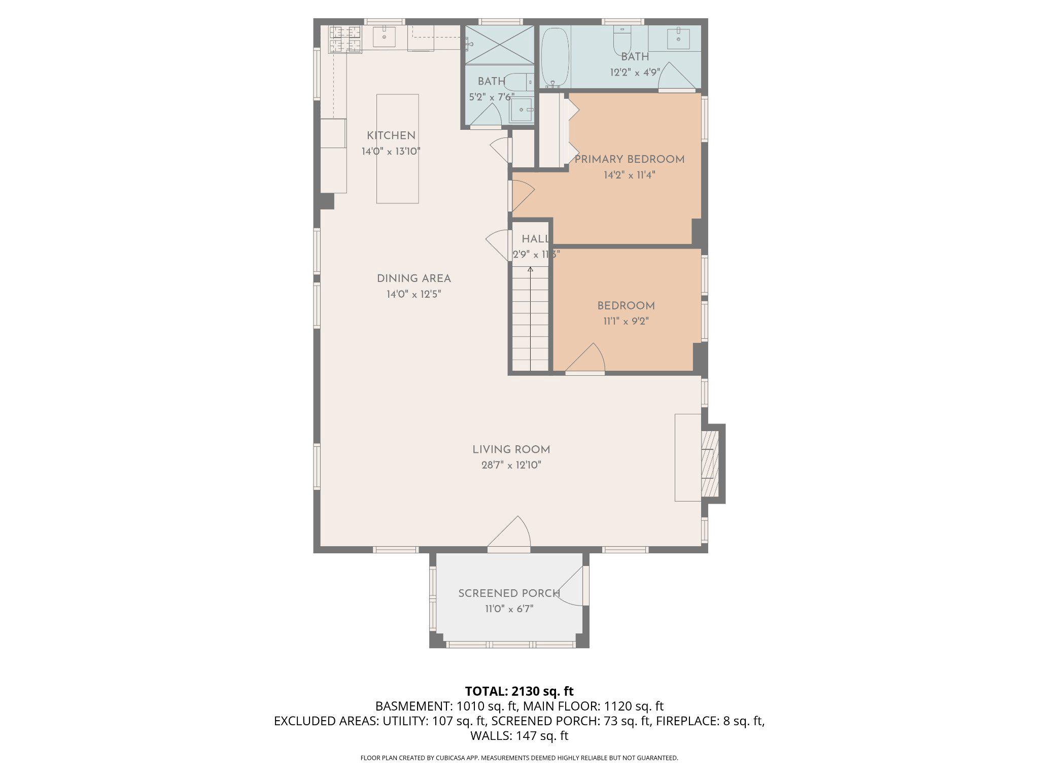 2016 32nd Street Southeast Washington, DC 20020 - Photo 22 of 24 Main Level Layout