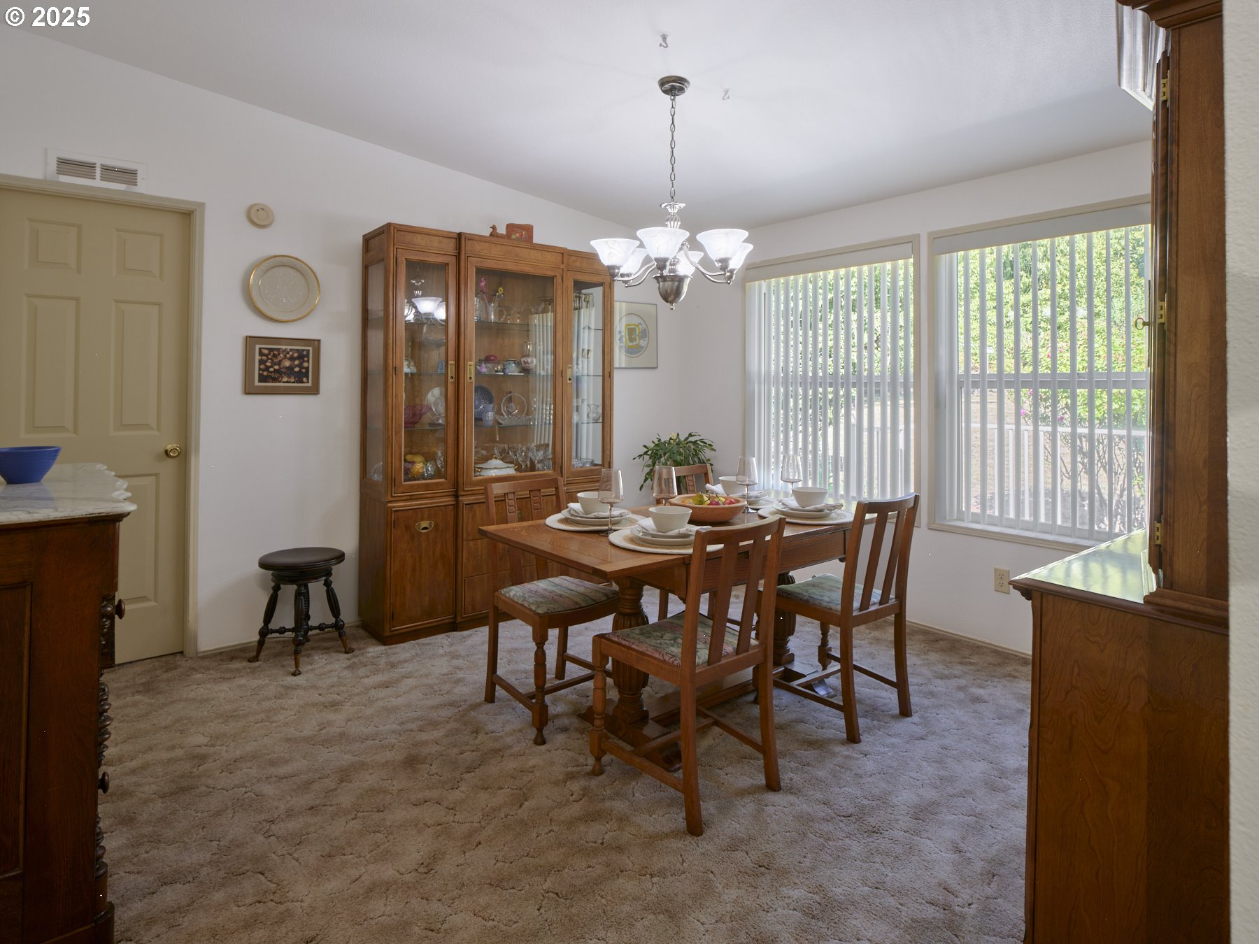 5389 Green Mountain Road Woodland, WA 98674 - Photo 18 of 47 a view of a dining room with furniture window and outside view